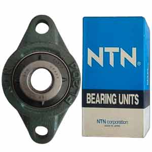 Gối đỡ vòng bi kiểu mặt bích hình thoi (dạng bắt vít) NTN UCFL203