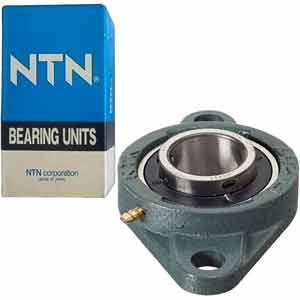 Gối đỡ vòng bi kiểu mặt bích hình thoi (dạng bắt vít) NTN UCFL207D1