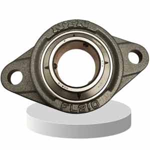 Gối đỡ vòng bi kiểu mặt bích hình thoi (dạng bắt vít) NTN UCFL210