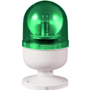 Đèn xoay cảnh báo QLIGHT S80RK-110-G 110VAC D80 màu xanh lá