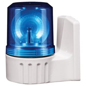 Đèn xoay cảnh báo QLIGHT S80AU-220-B 220VAC D80 màu xanh