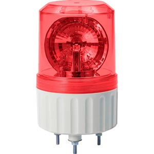 Đèn xoay cảnh báo QLIGHT S80LR-BZ-110-R 110VAC D80 có còi màu đỏ