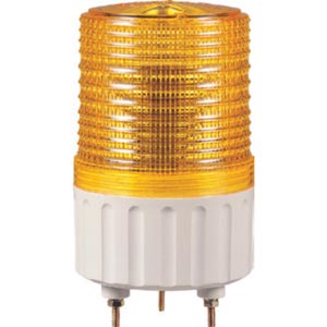 Đèn báo sáng tĩnh/chớp nháy D80mm bóng LED QLIGHT S80L-220-A 220VAC; Màu hổ phách; Chỉ có đèn; Cỡ Lens: D80mm; Sáng liên tục, Sáng nhấp nháy