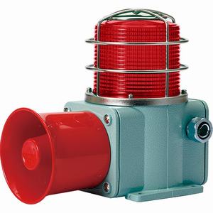 Đèn báo có loa điện SHDLP-WS-220-R Qlight đỏ, 220VAC, 118dB