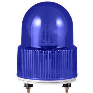Đèn xoay cảnh báo QLIGHT S125R-BZ-220-B 220VAC D125 có còi màu xanh