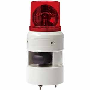 Đèn xoay cảnh báo QLIGHT STND100R-110/220-R 110-220VAC D100 còi đa âm màu đỏ