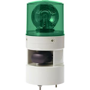 Đèn xoay cảnh báo QLIGHT STND125R-110/220-G 110-220VAC D115 còi đa âm màu xanh lá