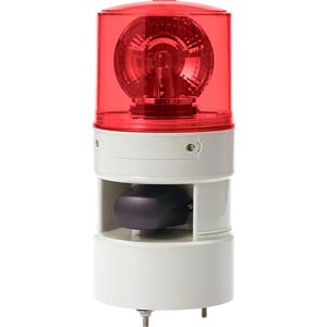 Đèn xoay cảnh báo QLIGHT STND125R-24-R 24VDC D115 còi đa âm màu đỏ