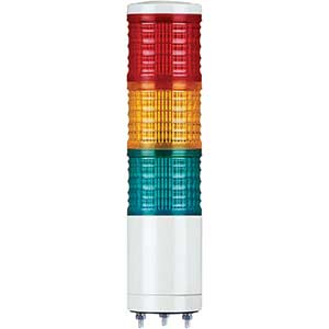 Đèn tháp LED sáng tĩnh/chớp nháy đa màu D45mm QLIGHT STC45ML-BZ-3-24-RAG