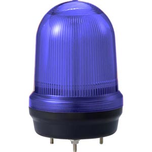 Đèn cảnh báo QLIGHT Q100L-12/24-B 12-24VDC D100 màu xanh