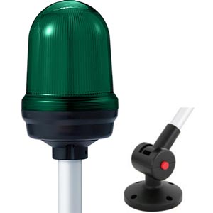 Đèn tín hiệu bóng LED D100mm QLIGHT Q100LP-BZ-12/24-G-QLA24