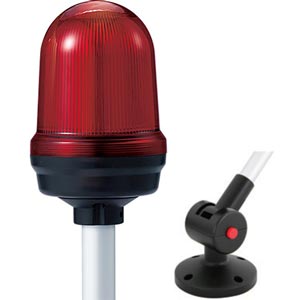 Đèn tín hiệu bóng LED D100mm QLIGHT Q100LP-BZ-110/220-R-QLA24 100...220VAC; Màu đỏ; Đèn kết hợp còi báo; Cỡ Lens: D100mm; Sáng liên tục, Sáng nhấp nháy