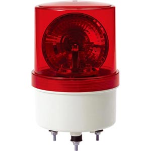 Đèn cảnh báo cho công nghiệp nặng/tàu thủy QLIGHT S100LR-BZ-12-R 12VDC D100 có còi màu đỏ