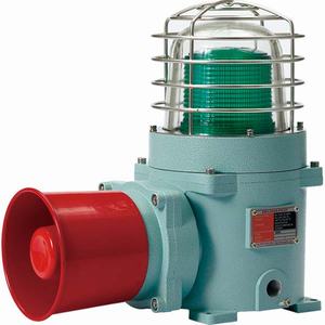 Đèn cảnh báo phòng nổ QLIGHT SESAL-WP-24-G 24VDC D167 còi đa âm màu xanh lá
