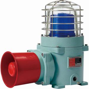 Đèn cảnh báo phòng nổ QLIGHT SESAS-WA-24-G 24VDC D167 còi đa âm màu xanh lá