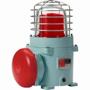 Đèn cảnh báo phòng nổ QLIGHT SEBAL-110-R 110VAC D167 có còi màu đỏ