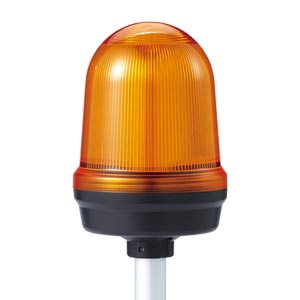 Đèn cảnh báo QLIGHT Q60LP-BZ-110/220-A-QZ18 110-220VAC D60 có còi màu hổ phách