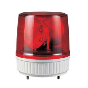 Đèn xoay cảnh báo QLIGHT S180U-BZ-24-R 24VDC D180 có còi màu đỏ