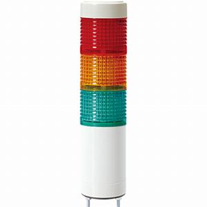 Đèn tháp D40mm sáng liên tục/nhấp nháy QLIGHT STG40ML-3-110/220-RAG 110...220VAC; Số tầng: 3; Màu đỏ, Màu hổ phách, Xanh lá; Sáng liên tục, Sáng nhấp nháy; Bóng LED