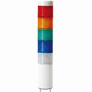 Đèn tháp D40mm sáng liên tục/nhấp nháy QLIGHT STG40ML-5-110/220-RAGBW 110...220VAC; Số tầng: 5; Màu đỏ, Màu hổ phách, Xanh lá, Xanh da trời, Màu trắng; Sáng liên tục, Sáng nhấp nháy; Bóng LED