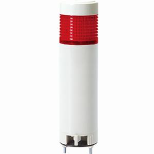 Đèn tháp D40mm sáng liên tục/nhấp nháy QLIGHT STG40MLF-BZ-1-110/220-R 110...220VAC; Số tầng: 1; Màu đỏ; Sáng liên tục, Sáng nhấp nháy; 85dB; Bóng LED
