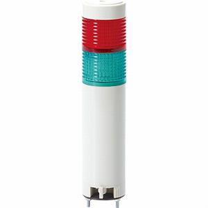 Đèn tháp D40mm sáng liên tục/nhấp nháy QLIGHT STG40MLF-BZ-2-110/220-RG 110...220VAC; Số tầng: 2; Màu đỏ, Xanh lá; Sáng liên tục, Sáng nhấp nháy; 85dB; Bóng LED