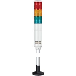 Đèn tháp kết nối mạng LAN QLIGHT ST45L-ETN-WA-3-24-RAG-QZ18 3 tầng 24VDC đa âm