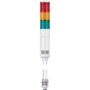 Đèn tháp QLIGHT ST45L-USB-WM-3-RAG 3 tầng kết nối USB đa âm
