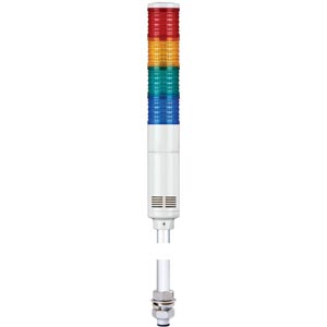 Đèn tháp QLIGHT ST45L-USB-WS-4-RAGB 4 tầng kết nối USB đa âm