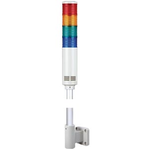 Đèn tháp QLIGHT ST56EL-USB-WM-4-RAGB-LW18 4 tầng kết nối USB đa âm