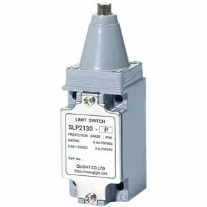 Công tắc hành trình QLIGHT SLP2130-P Pin plunger; DPST (1NO+1NC); 6A at 250VAC, 0.4A at 125VDC; 27.9N; 43m; 81mm; 51.3mm