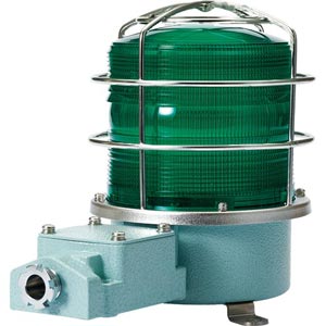 Đèn cảnh báo cho công nghiệp nặng/tàu thủy QLIGHT SH2TSP-220-G 220VAC D150 màu xanh lá
