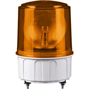 Đèn xoay cảnh báo QLIGHT S150U-BZ-110-A 110VAC D150 có còi màu hổ phách