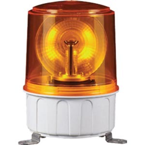 Đèn xoay cảnh báo QLIGHT S150ULR-FT-BZ-110-A 110VAC D150 có còi màu hổ phách