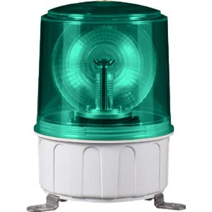 Đèn xoay cảnh báo QLIGHT S150ULR-FT-BZ-110-G 110VAC D150 có còi màu xanh lá