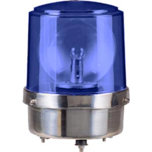Đèn xoay cảnh báo QLIGHT S150R-220-B 220VAC D150 màu xanh