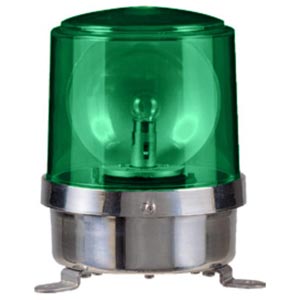 Đèn xoay cảnh báo QLIGHT S150R-FT-110-G 110VAC D150 màu xanh lá