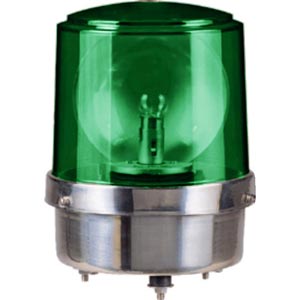 Đèn xoay cảnh báo QLIGHT S150R-110-G 110VAC D150 màu xanh lá