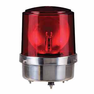 Đèn xoay cảnh báo QLIGHT S150R-110-R 110VAC D150 màu đỏ