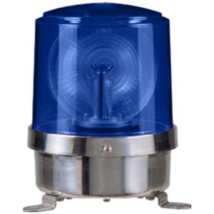 Đèn xoay cảnh báo QLIGHT S150RLR-FT-220-B 220VAC D150 màu xanh