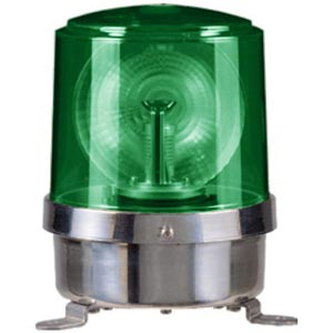 Đèn xoay cảnh báo QLIGHT S150RLR-FT-12-G 12VDC D150 màu xanh lá