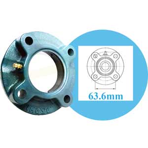 Gối đỡ vòng bi kiểu mặt bích ASAHI FC205