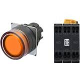 Nút nhấn A22NL-BGM-TOA-P101-OA Omron - 2NO - 6V - Cam