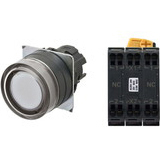 Nút nhấn A22NL-BGA-TWA-P202-YA Omron - 2NC - 6V - Vàng