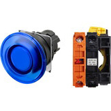 Nút nhấn nhả có đèn OMRON A22NL-BMM-TAA-G002-AE 220VAC D22/25 1NC (Xanh)