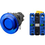 Nút nhấn giữ có đèn OMRON A22NL-BMA-TAA-G101-AB 12VAC/DC D22/25 2NO (Xanh)