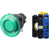 Nút nhấn nhả có đèn OMRON A22NL-BMM-TGA-G100-GC 24VAC/DC D22/25 1NO (Xanh)