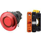 Nút nhấn nhả có đèn OMRON A22NL-BMM-TRA-G002-RD 110VAC D22/25 1NC (Đỏ)