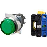 Nút nhấn nhả có đèn OMRON A22NL-RPM-TGA-G100-GD 110VAC D22/25 1NO (Xanh)
