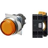 Nút nhấn giữ có đèn OMRON A22NL-RPA-TOA-P002-OB 12VAC/DC D22/25 1NC (Màu cam)